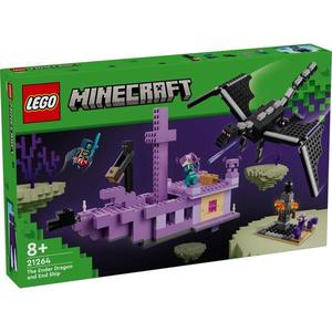 LEGO® Minecraft - Dragon Ender si Corabia din End (21264) imagine