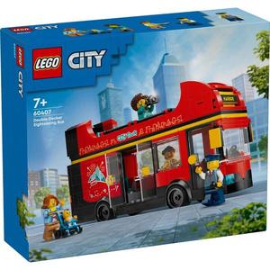 LEGO® City - Autobuz turistic rosu cu etaj (60407) imagine
