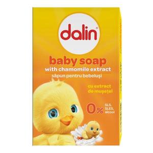 Sapun Solid cu Extract de Musetel pentru Copii - Dalin Baby Soap wirh Chamomile Extract, 100 g imagine