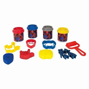Set 4 borcanase plastilina si accesorii - Gentuta Spider-Man | As imagine