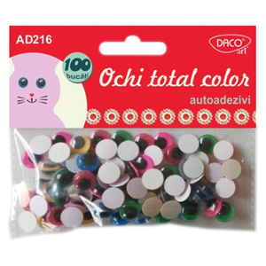 Accesorii craft - Ochi total color | Daco imagine