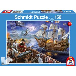 Puzzle 150 piese - Pirate adventure | Schmidt imagine