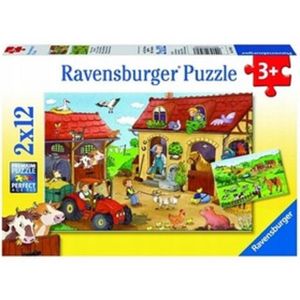Puzzle - Munca la ferma - 24 piese | Ravensburger imagine