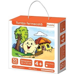 Turtita fermecata - puzzle educational 35 piese | Diana imagine