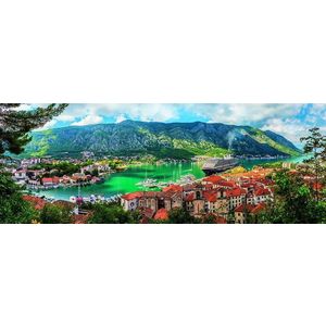 Puzzle Panorama orasul Kotor Muntenegru, 500 piese | Trefl imagine