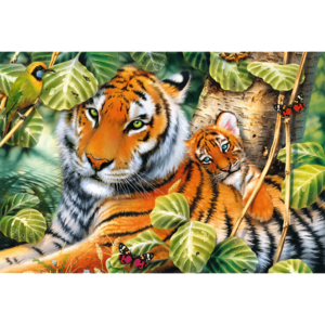 Puzzle 1500 piese - Two Tigers | Trefl imagine