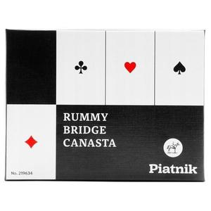Set 2 pachete carti de joc. Rummy, Bridge, Canasta imagine