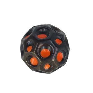 Minge saltareata, super space ball, multicolor, negru si portocaliu, 7 cm imagine