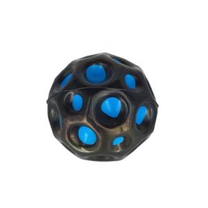 Minge saltareata, super space ball, multicolor, negru si albastru, 7 cm imagine