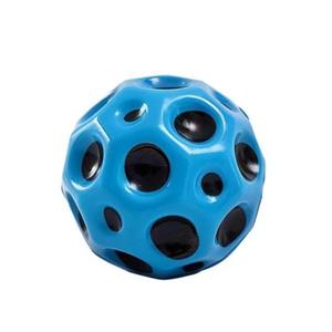 Minge saltareata, super space ball, culoare albastru, 7 cm imagine