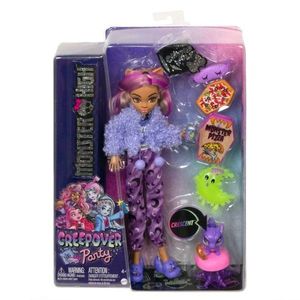 Papusa Clawdeen , Monster High, Creepover Party, HKY67 imagine