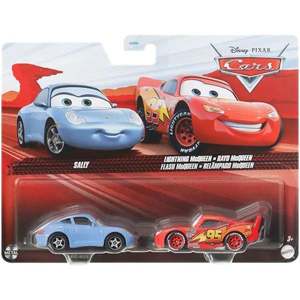 Set masinute Disney Cars 3, Sally si Lightning McQueen, 1: 55, HTX07 imagine