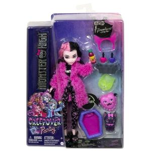 Papusa Draculaura, Monster High, Creepover Party, HKY66 imagine