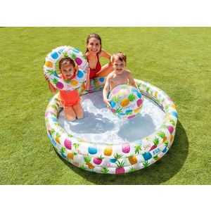 Set piscina gonflabila cu minge si colac incluse Intex Beach Sun imagine