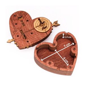 Puzzle mecanic - Tin Woodman's Heart. A mechanical box with a code lock | iDventure imagine