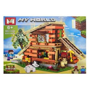 Set de constructie Minecraft My World, Casuta de lemn, 541 piese imagine