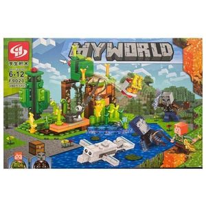 Set de constructie Minecraft 4 in 1, MyWorld, 390 piese imagine