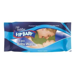 Servetele Umede - Bebiko Vip Baby Wipes, Paksel, 72 buc imagine