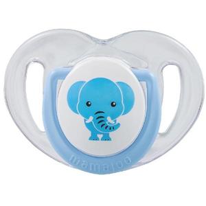 Suzeta cu Design Ortodontic din Silicon si Cutie de Depozitare - Mamajoo Elefant & Cutie Albastra, 6 m+, 1 buc imagine