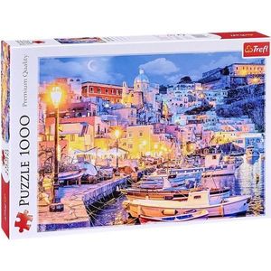 Puzzle 1000. Insula Porcida pe timpul noptii imagine