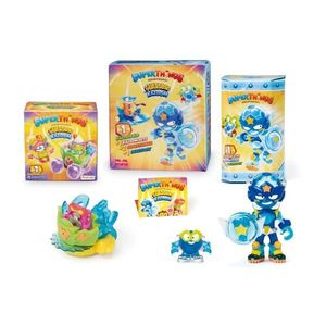 Set 3 figurine, SuperThings, Guardians of Kazoom Kid si Kazoom Slider, Albastru imagine