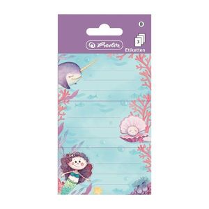 Set 9 etichete scolare Herlitz, Mermaid imagine