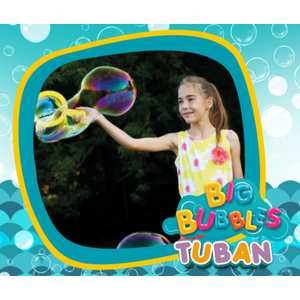 Set baloane de sapun in plasa, accesorii + solutie 250ml imagine