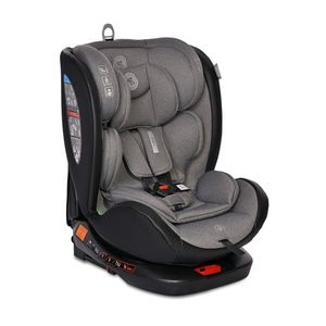 Scaun auto pentru copii cu isofix Ares i-Size si rotativ 360 grade 0 luni-12 ani Grey imagine