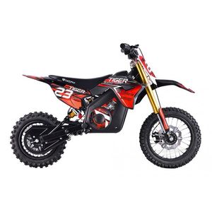 Motocicleta electrica Eco Tiger 1000W 36V 12 10 Rosu imagine