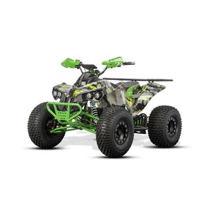 ATV electric NITRO EcoWarrior SPORT 1000W 48V 20Ah cu DIFERENTIAL, grafiti verde imagine