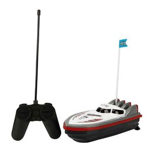Barca cu telecomanda, Suncon, Alb-Gri, 20 cm imagine