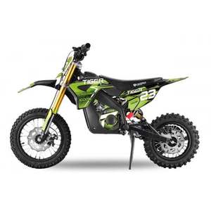 Motocicleta electrica Eco Tiger 1000W 36V 12 10 Verde imagine