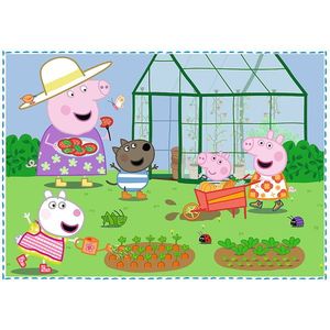Puzzle 4 in 1 - Peppa Pig | Trefl imagine