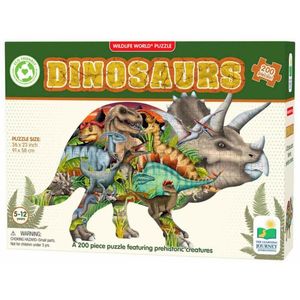 Puzzle - Dinozauri - 200 piese | The Learning Journey imagine