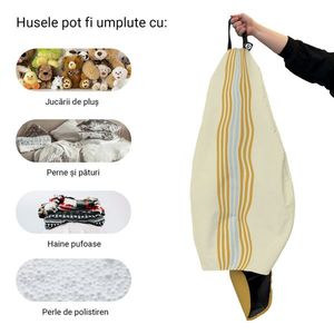 Husa fotoliu Puf Bean Bag tip Para L fara umplutura marasusa imagine