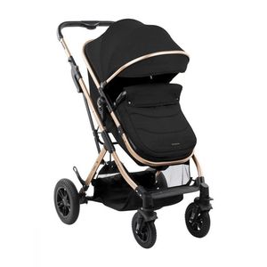 Carucior transformabil KikkaBoo 3 in 1 Kaia Black 2024 imagine