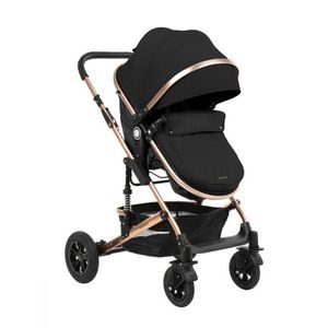 Carucior transformabil KikkaBoo 3 in 1 Amaia Black 2024 imagine