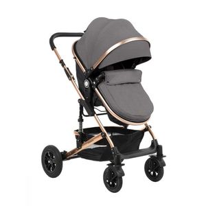 Carucior transformabil KikkaBoo 3 in 1 Amaia Light Grey 2024 imagine