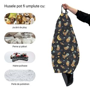 Husa fotoliu Puf Bean Bag tip Para XL fara umplutura lenesi in spatiu imagine