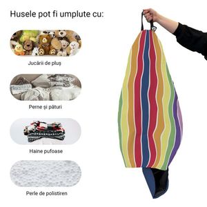 Husa fotoliu Puf Bean Bag tip Para XL fara umplutura zuma imagine