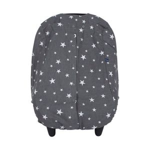 Husa protectie scoica auto SeviBebe Grey Stars imagine