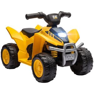 AIYAPLAY ATV pentru Copii, Vehicul cu Patru Roți pentru Copii, ATV cu Claxon și Faruri cu LED, 65.5x38.5x43.5 cm, Galben | Aosom Romania imagine