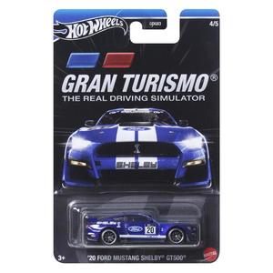 Masinuta metalica, Hot Wheels, Gran Turismo, 20 Ford Mustang Shelby GT500, HRV66 imagine