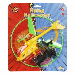 Elicopter cu lansator si lumini, Zapp Toys, Disc Verde imagine