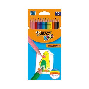 Set creioane colorate Tropicolors Bic, P12 imagine