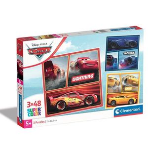 Puzzle Clementoni, Disney Cars, 3 x 48 piese imagine