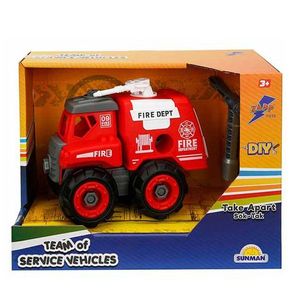 Camion pompieri cu extinctor si surubelnita, Zapp Toys, 16 cm imagine