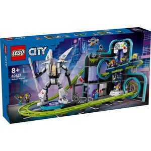 LEGO® City - Parc cu roller-coaster Lumea Robotilor (60421) imagine