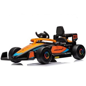 Masinuta electrica pentru copii, Formula 1 McLaren Racing 70W 12V, cu scaun tapitat imagine