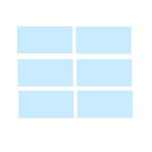 Set 40 Etichete autoadezive dreptunghiulare, albastru, 3.5 x 5 cm imagine
